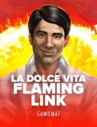 la dolce vita flaming link logo