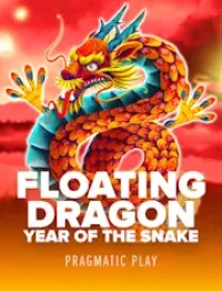 floating dragon year of the snake slot logo