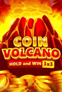 coin volcano slot logo